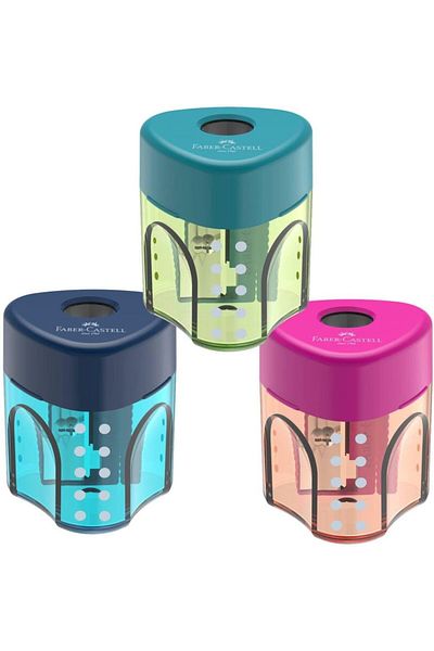 STOREMAX 646268   Trend Tank 1 Hole Pencil Sharpener with Mixed Colors