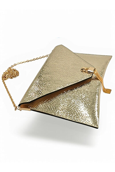 Evident Women's Clutch & Clutch Bag with Printed Gold Chain Strap