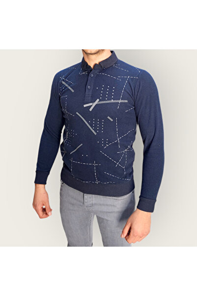 Polo Yaka Erkek Sweatshirt