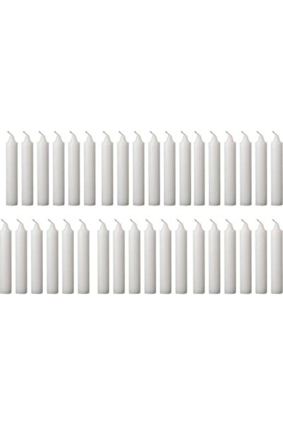 VANCKEY Beyaz Bakkal Mum 40'lı (10 cm )