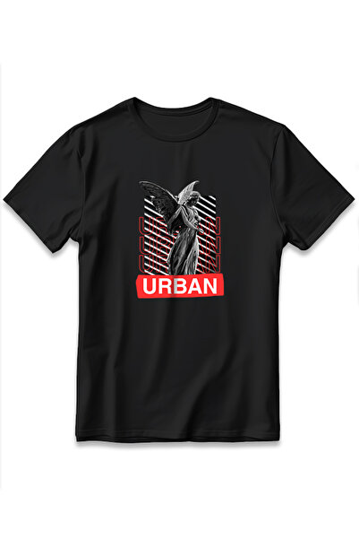 EZG Business Βαμβακερό μπλουζάκι Urban Melek με στάμπα, υπερμεγέθη, unisex