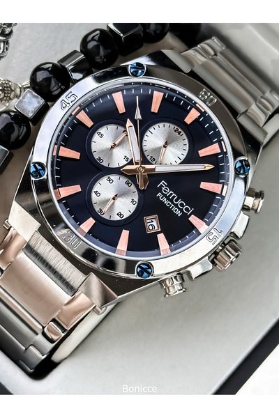 Ferrucci Active Men's Watch with Special Design Functions + bracelet