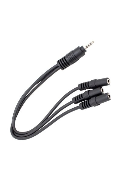Powermaster Kulaklık Mikrofon Çoklayıcı 3 Port 3.5 Mm Splitter Çevirici Dönüş...