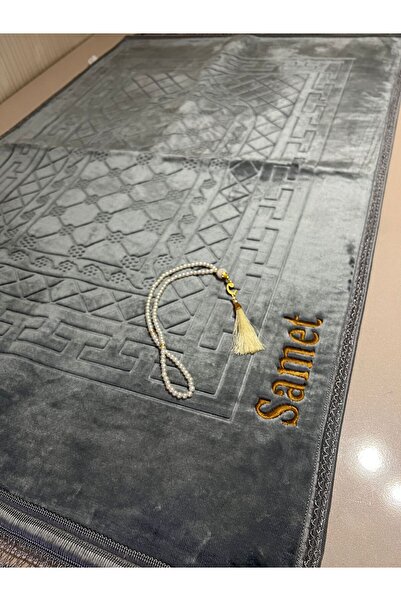 AGH Değerli Hediyeler İSİM YAZILIR LÜKS PELUŞ SECCADE DİZ ACITMAZ LÜKS KALİTE...