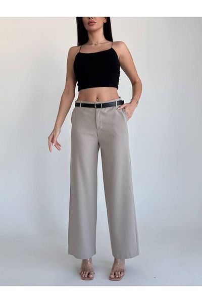 sportiness Classic Pantalon with Belt