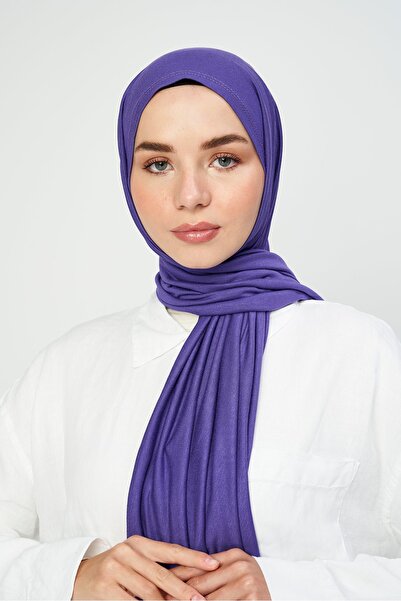 Modakaşmir Μωβ Χρώμα Σάλι