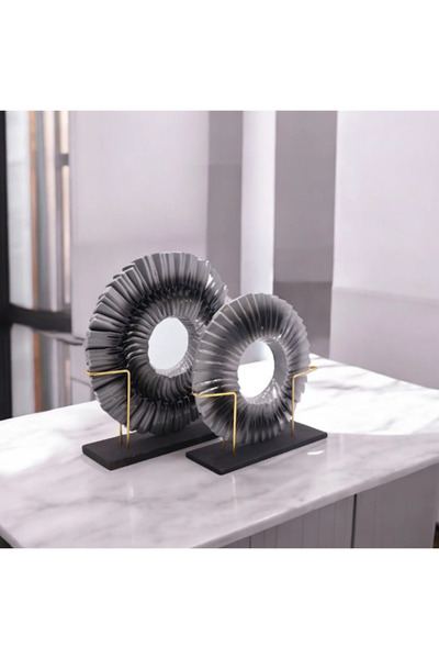 MIARIK DESIGN & DEKORASYON İKİLİ POLYESTER DİSK DEKOR