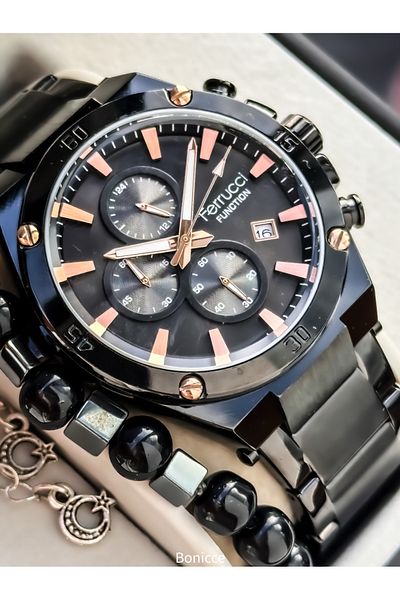 Ferrucci Function Men's Design Wristwatch + bracelet as a gift