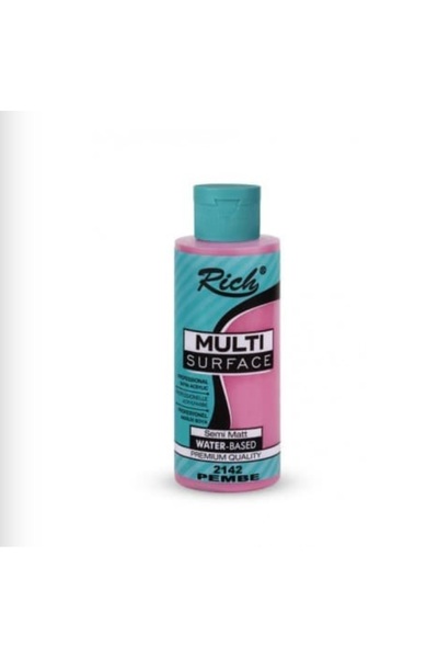 Akrilik boya rich multi surface pembe 120Cc