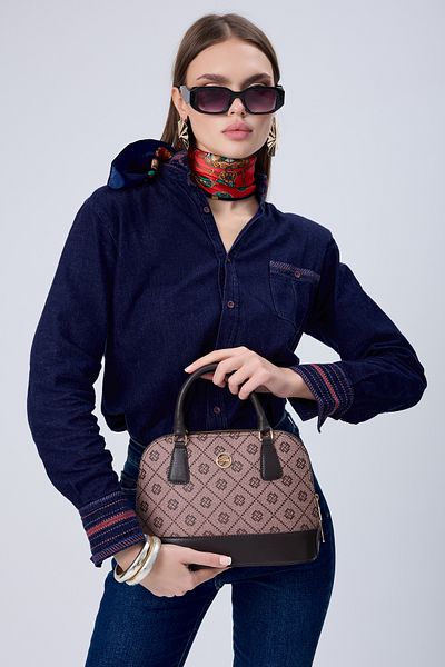 Fossil Geantă de umăr pentru femei Tram Powder 05FO25Y5037
