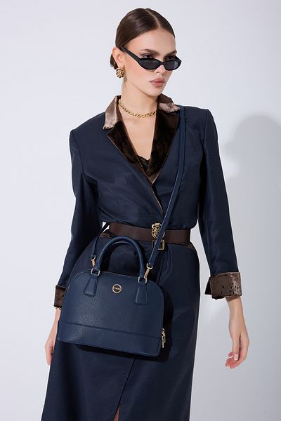 Fossil Navy Blue Women's Shoulder Bag 05Fo25Y5037