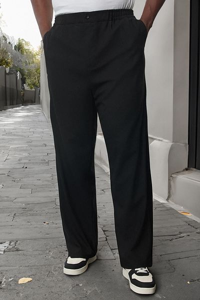 Trendyol Collection Plus Size Straith Fit Comfortable Knitted Pants Tmnss25Ar00003
