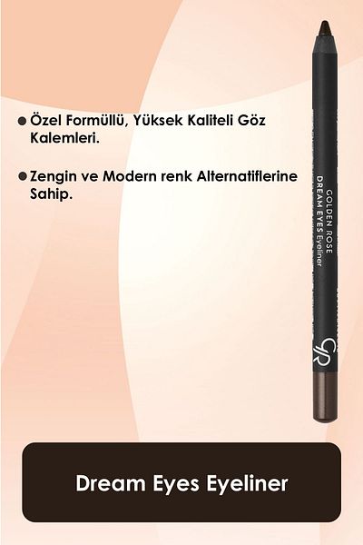 Golden Rose قلم تحديد العيون دريم آيز 410 بني داكن - قلم تحديد العيون - 8691190142100