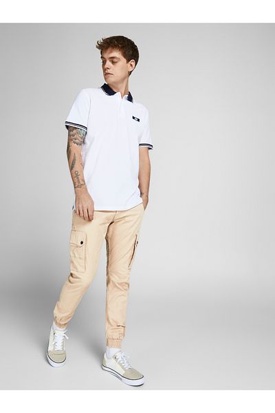 Jack & Jones Jwhpaul Jjwarner Akm 111 White Pepper