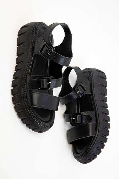 SOHO Γυναικεία μαύρα σανδάλια 18107