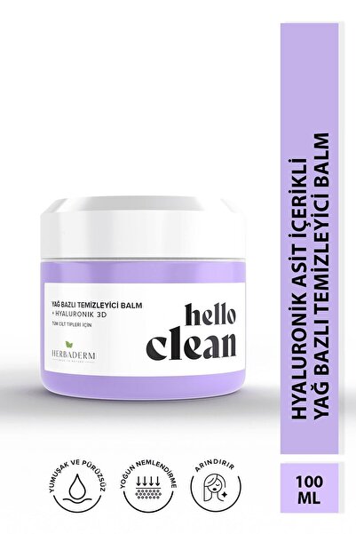 Herbaderm HELLO CLEAN YAG BAZLI TEM.HYALUR.YOG.NEM