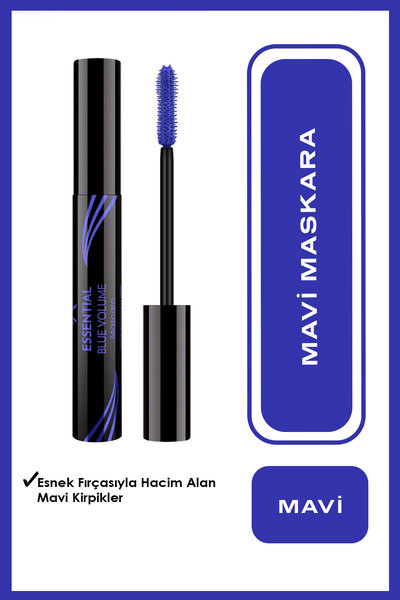 Golden Rose Essential Blue Volume Mascara - 8691190070625