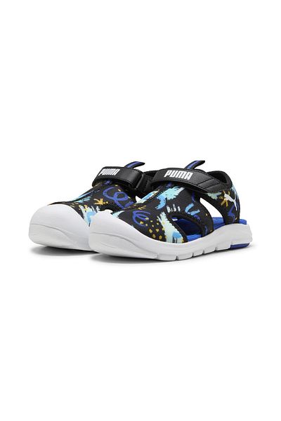 Puma صندل PUMA Fun Racer - AOP V PS، أسود