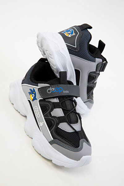SOHO Siyah-Gri Çocuk Sneaker 20313