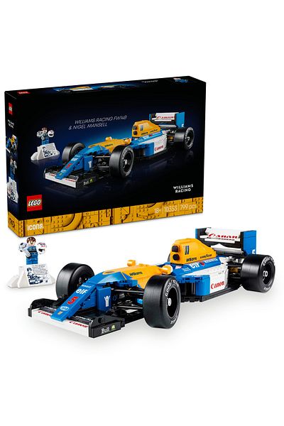 LEGO ®   Icons Williams Racing Fw14B & Nigel Mansell 10353 - 18+ Creative Model Building Kit (799 Pieces)