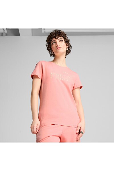 Puma ESS NATURE 2.0 - تي شيرت وردي فروتا