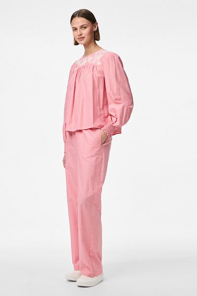 PIECES Pants Women Pink Lemonade