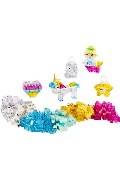 LEGO ®   Classic Magic Translucent Box 11040 - 5+ Creative Toy Building Kit (340 Pieces)