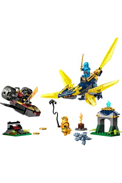 LEGO ®   Ninjago ®   Nya and Arin Battle Game Set 71798 - 4+ 157 Pieces