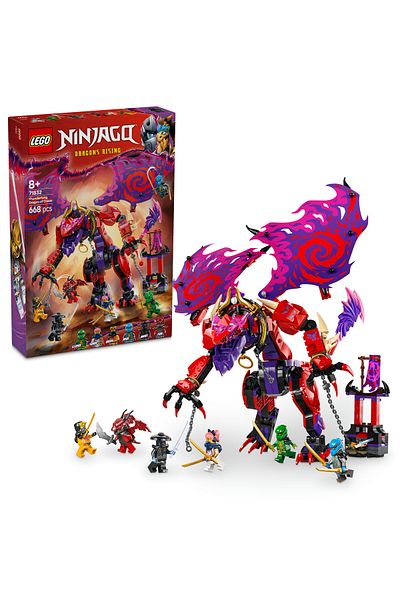 LEGO ®   Ninjago ®   Thunderfang Chaos Dragon 71832 - 8+ Creative Toy Building Set (668 Pieces)