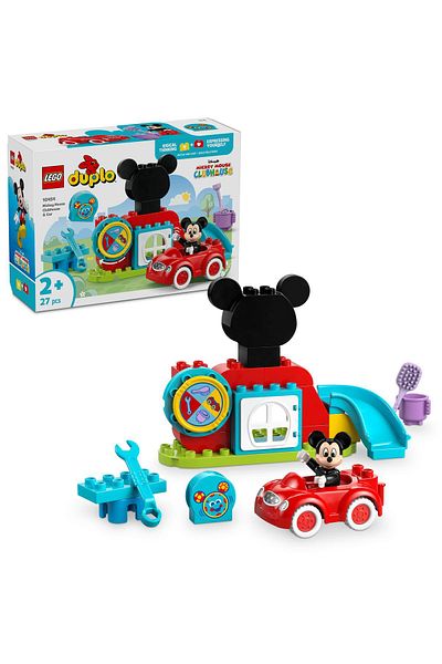 LEGO ®   Duplo ® │   Disney Mickey Mouse's Clubhouse and Car 10454 - 2+ Educational Toy Set (27 Pr)