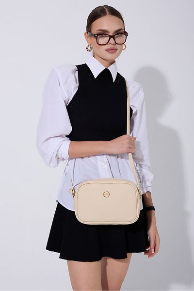 Fossil Beige Women's Shoulder Bag 05Fs22Y283