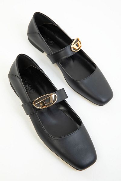 SOHO Women's Black Ballerinas 20278