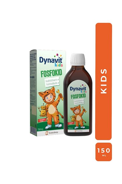 Dynavit فوسفوبيديل - 150 مل شراب للأطفال، يدعم التطور العقلي والتركيز، فوسفاتيديل سيرين والتورين