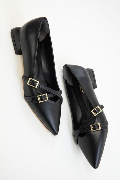 SOHO Schwarze klassische Damenschuhe mit Absatz – 19764
