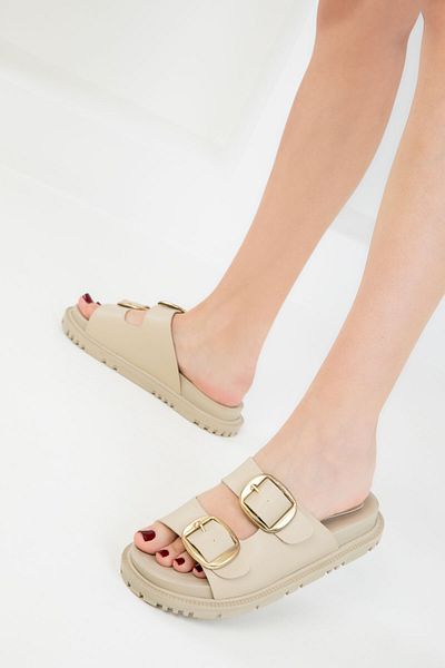 SOHO Beige Damen-Hausschuhe - Modell 19322