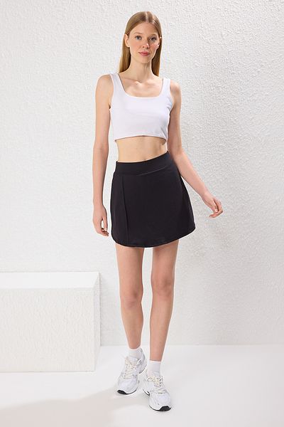 Trendyol Collection Black Diver/Scuba Shorts & Bermuda Thmss25Sr00003