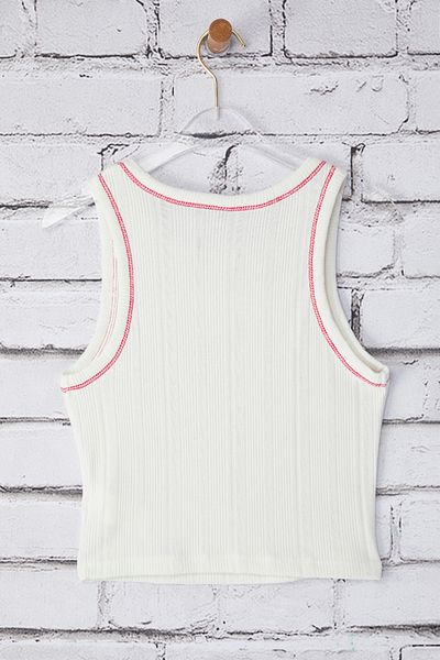 Trendyol Collection Εσωρούχο εκρού Crop με υφή - Πλεκτό που κάθεται στο σώμα, TWOSS25AL00041