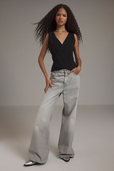Trendyol Collection Μαύρο δέσιμο με λεπτομερή περιτύλιγμα/Πλεκτή μπλούζα που εφαρμόζει στο σώμα TWOSS25BZ00379