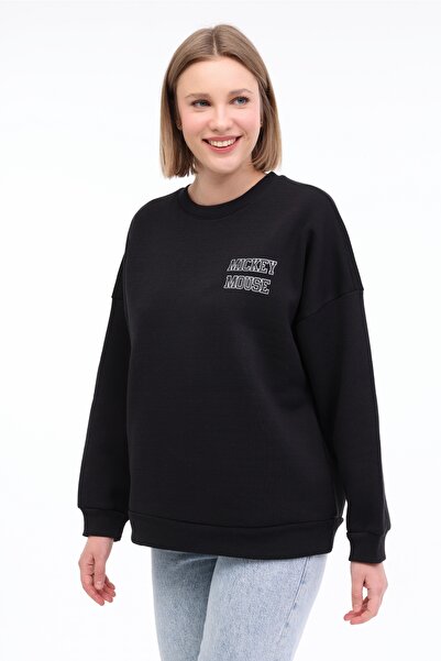 lumberjack WL JUNE 16GFL547 3PR Siyah Kadın Sweatshirt