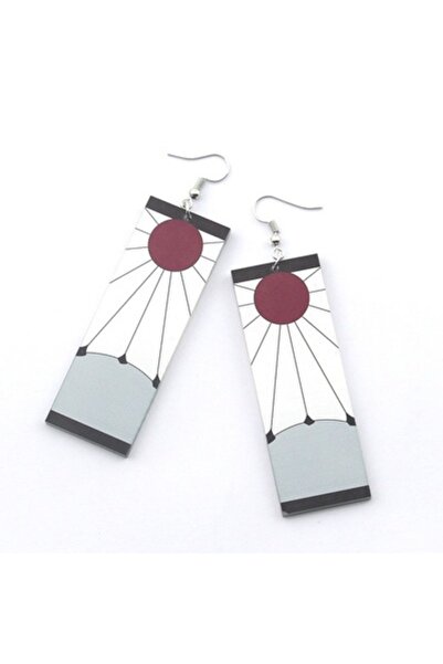 Choice 3 Fashion Acrylic Tanjiro Earrings Demon Slayer Earrings Anime Cosplay...