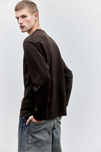 H&M Loose Fit Long-sleeved jersey top