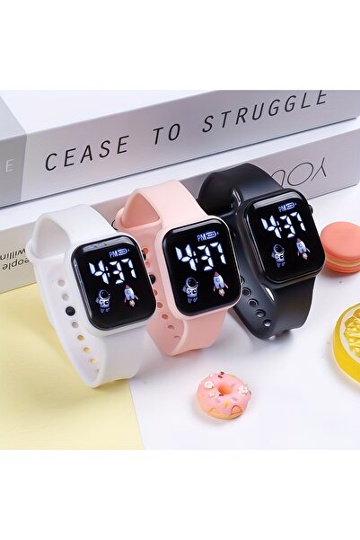 Game 1 Adet Kare Dijital Bilek Saati, Led Ekran, Rahat Stil Çocuk Ve Gençler ...