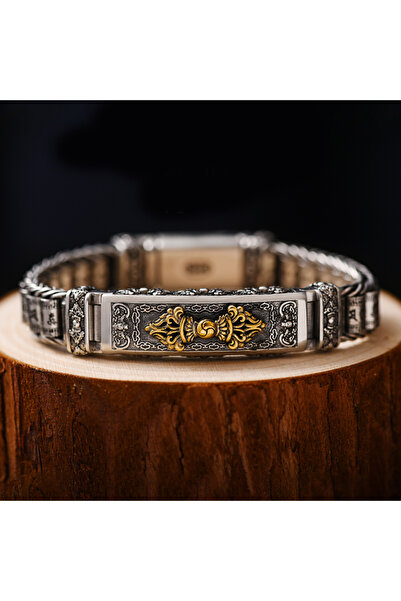 Choice سوار جديد فضي اللون بطول 18 سم E004 للرجال، بتصميم كلاسيكي إبداعي، منس...