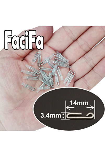 Choice 100 قطعة من أدوات الصيد السريعة Enganche Rapido شفافة مقاس 14 مم، مجمو...