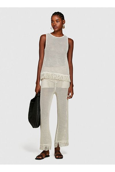Sisley Crew Neck Beige Women's Athlete 196Pmh00C