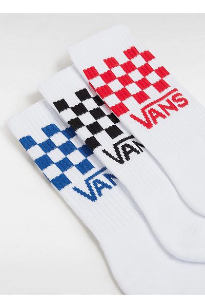 Vans Λευκές ανδρικές κάλτσες 3 συσκευασιών VN000EZ26M31 C Check Model