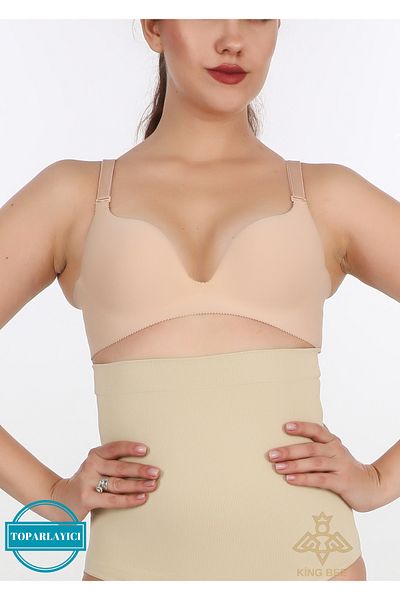 King Bee Seamless Woven Instant Recovery Firming Shaper High Waist Butt Lifting Slip Corset