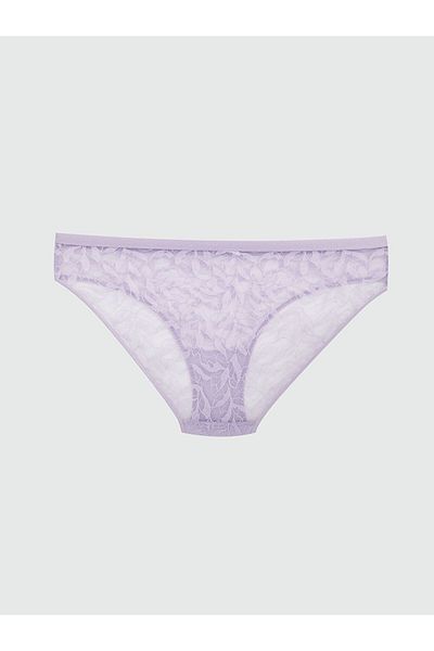 LC Waikiki LCW DREAM Σλιπ μπικίνι λιλά δαντέλα