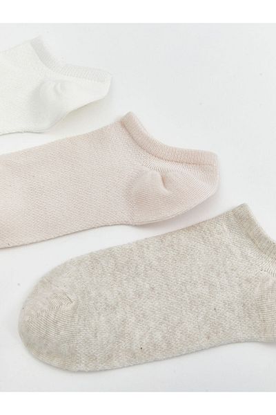 LC Waikiki New Season Women's Flat Booties Socks 5 Pack - S59664Z8