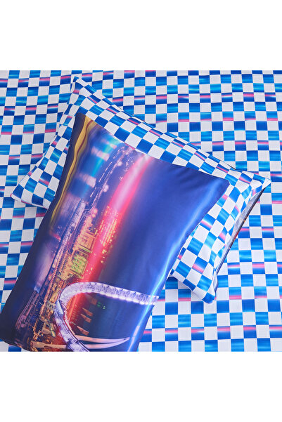 erorex Gaming Racer 2-Piece Microfibre Pillow Cover Set - 50x75 cm